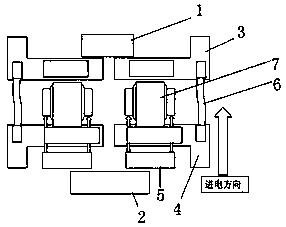 Structure and method for reducing cell shutting pressure drop of aluminum electrolysis cell