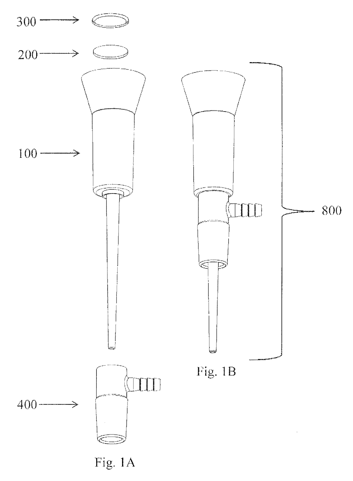 Disposable integrated polymeric vacuum filtration funnel