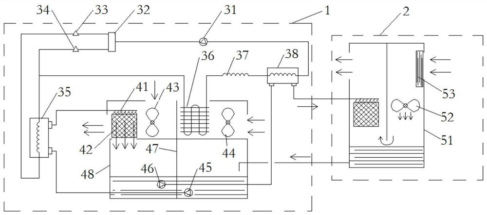 A dual-mode solution humidity control fresh air air conditioning unit and air humidity control method