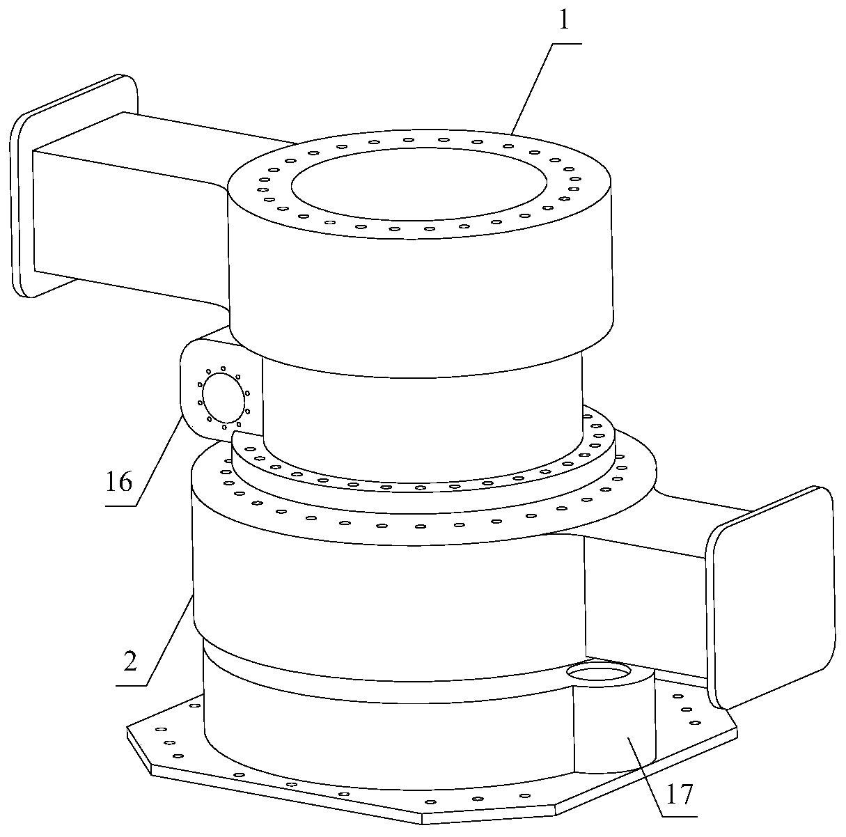 A multi-purpose rotary boom machine