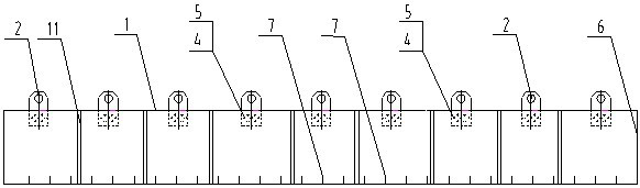 Fiber module for heating furnace and manufacturing method for fiber module