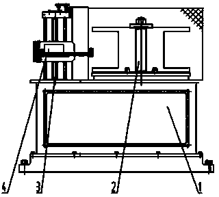 Method and device for rolling steel wire through large vertical spool