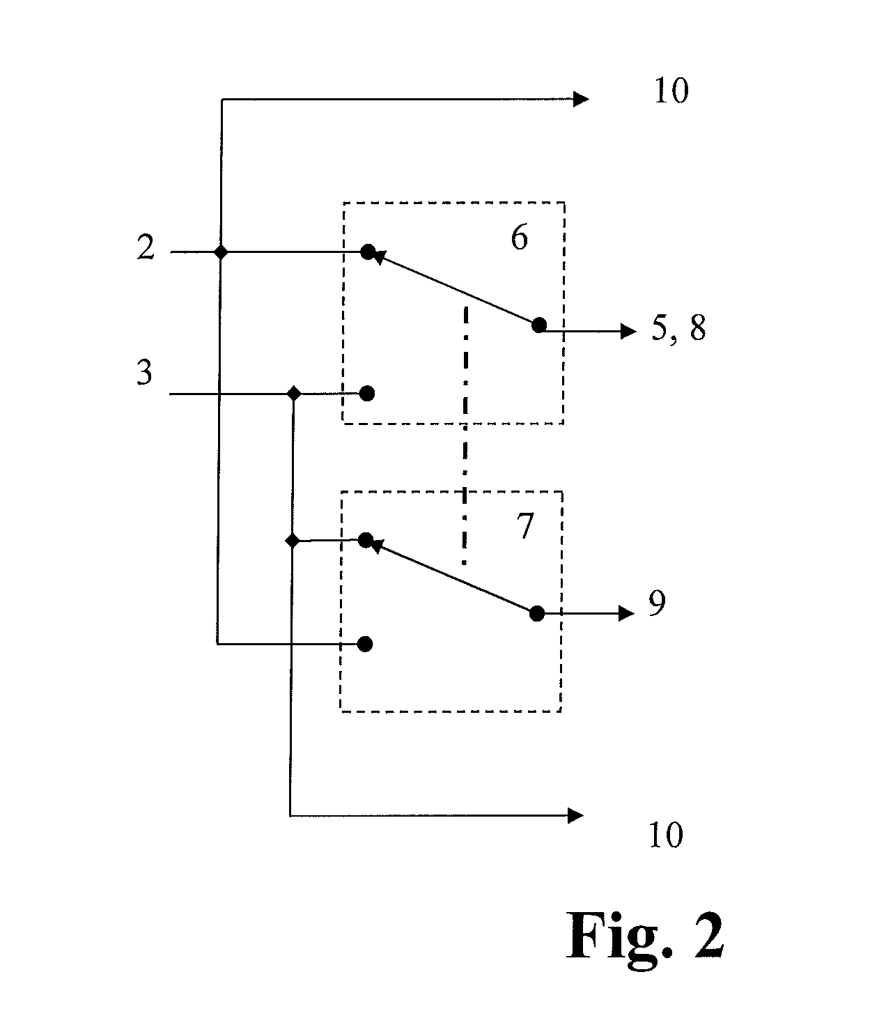 Mixing board for audio signals