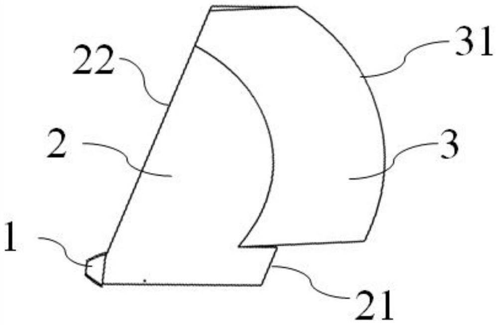 Vehicle lamp optical element, vehicle lamp module and vehicle