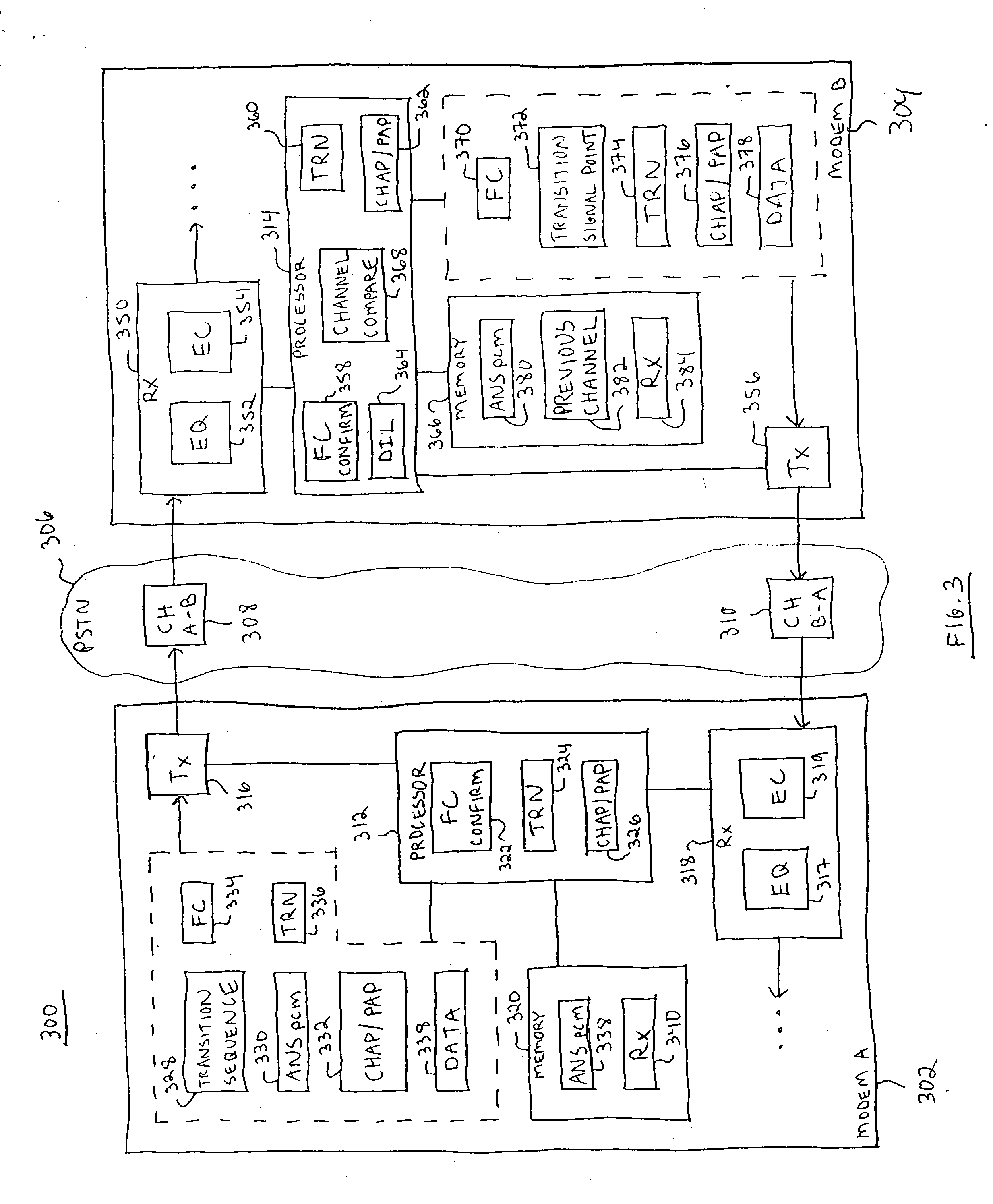 Method and apparatus for fast V.90 modem startup