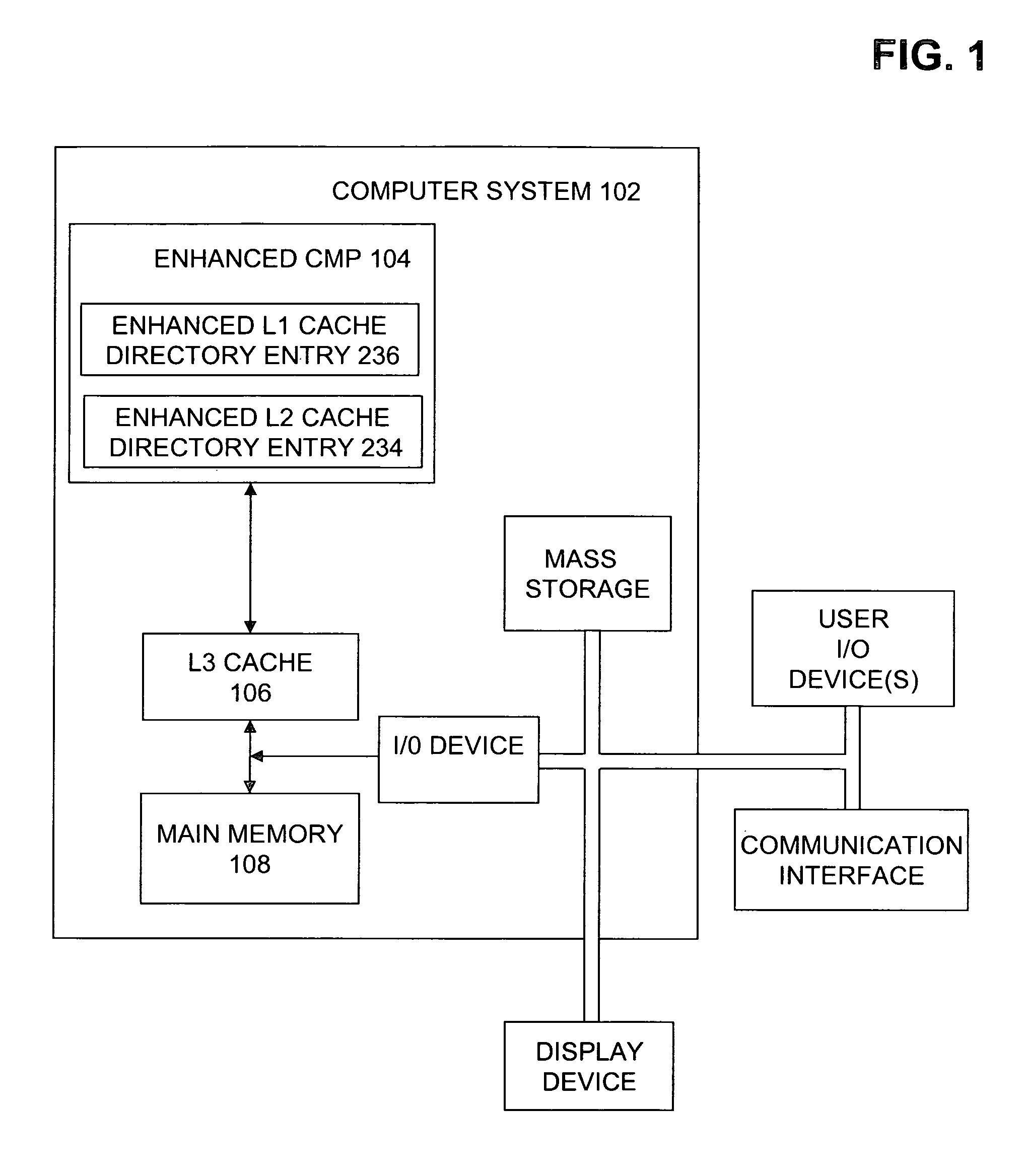 Efficient caching of stores in scalable chip multi-threaded systems