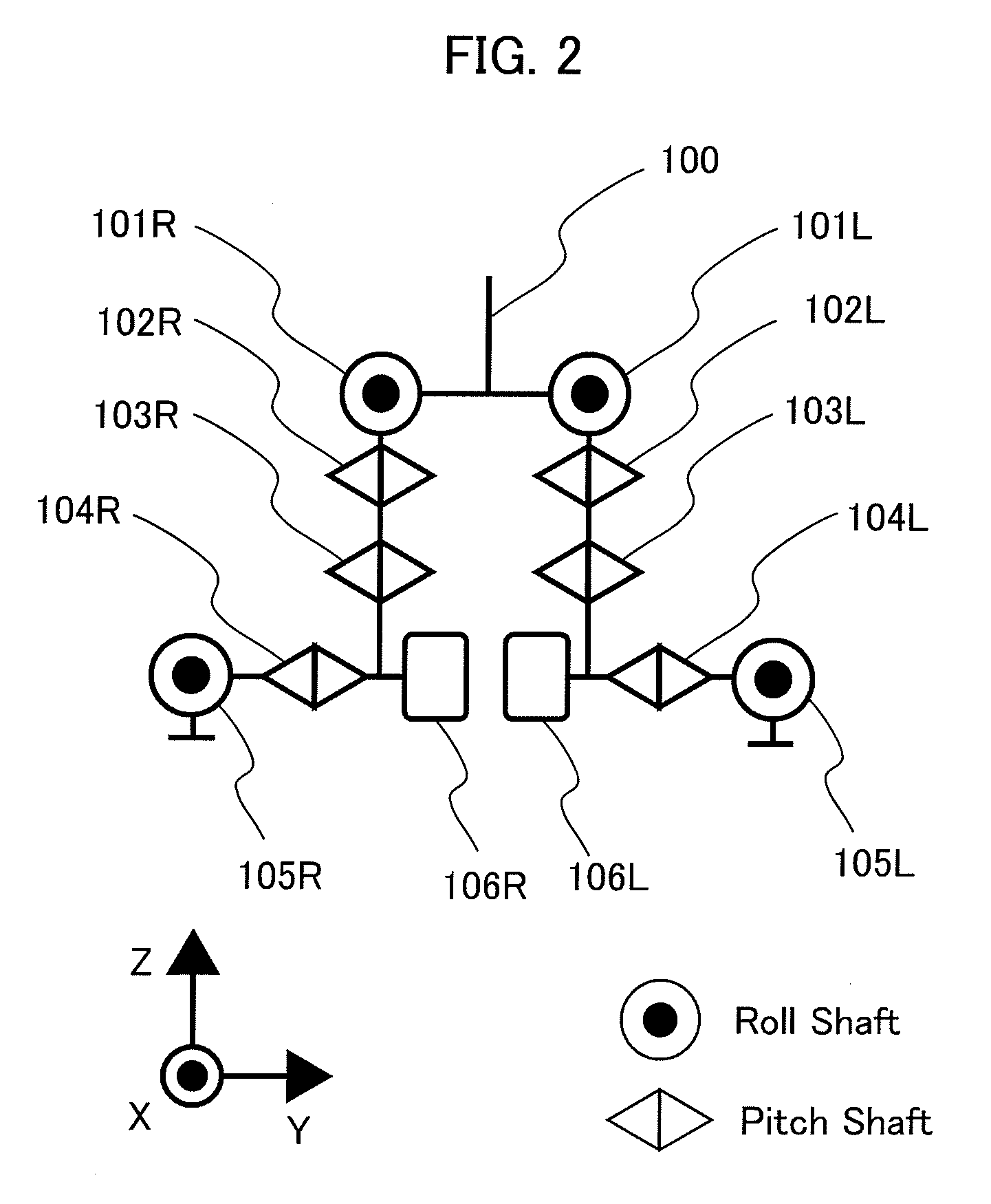 Biped Mobile Mechanism