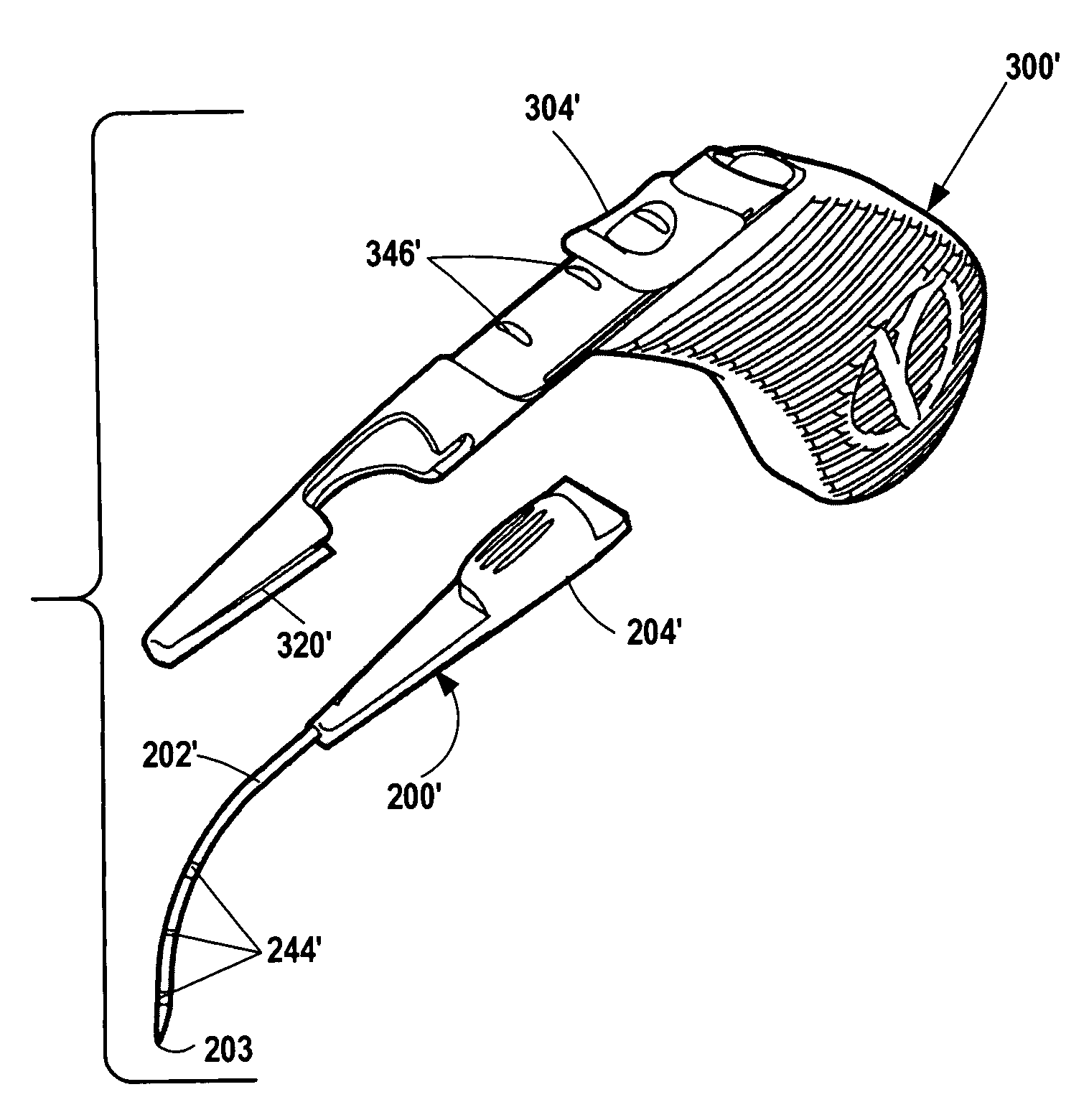 Airway implant cartridge and kit