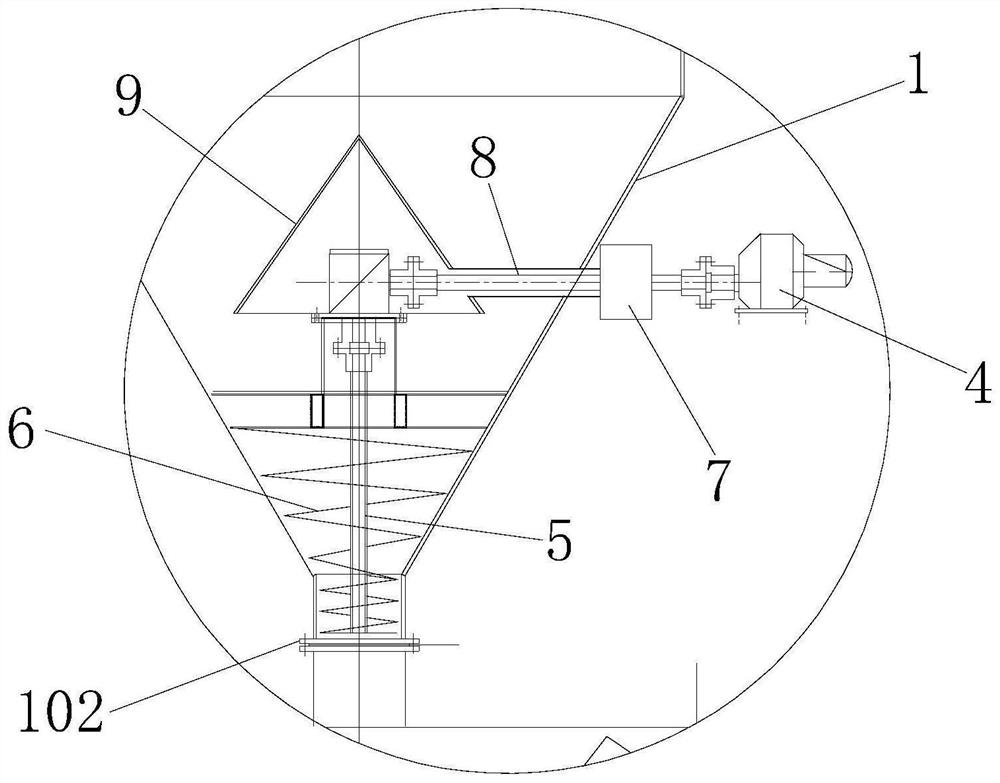 Anaerobic feeding system for pyrolyzing furnace