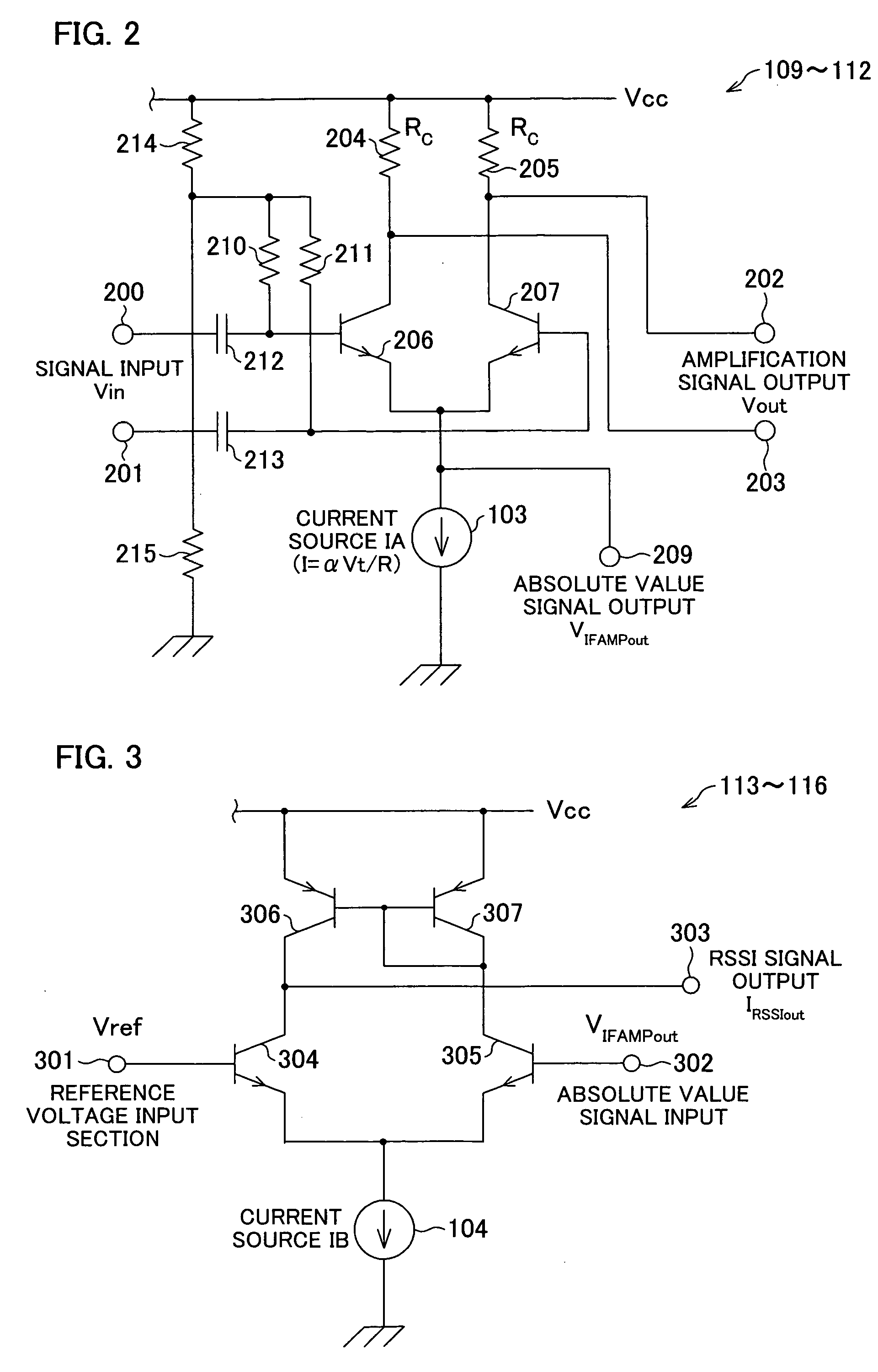 Received signal strength measurement circuit, received signal strength detection circuit and wireless receiver