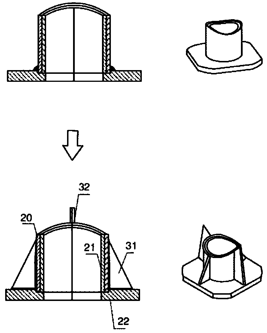 Method for manufacturing gear case