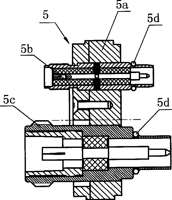 Modularization mixed filling filter connector