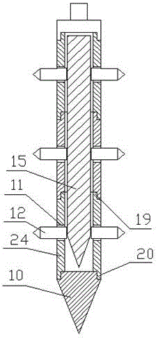 Grounding apparatus for electric power detecting instrument