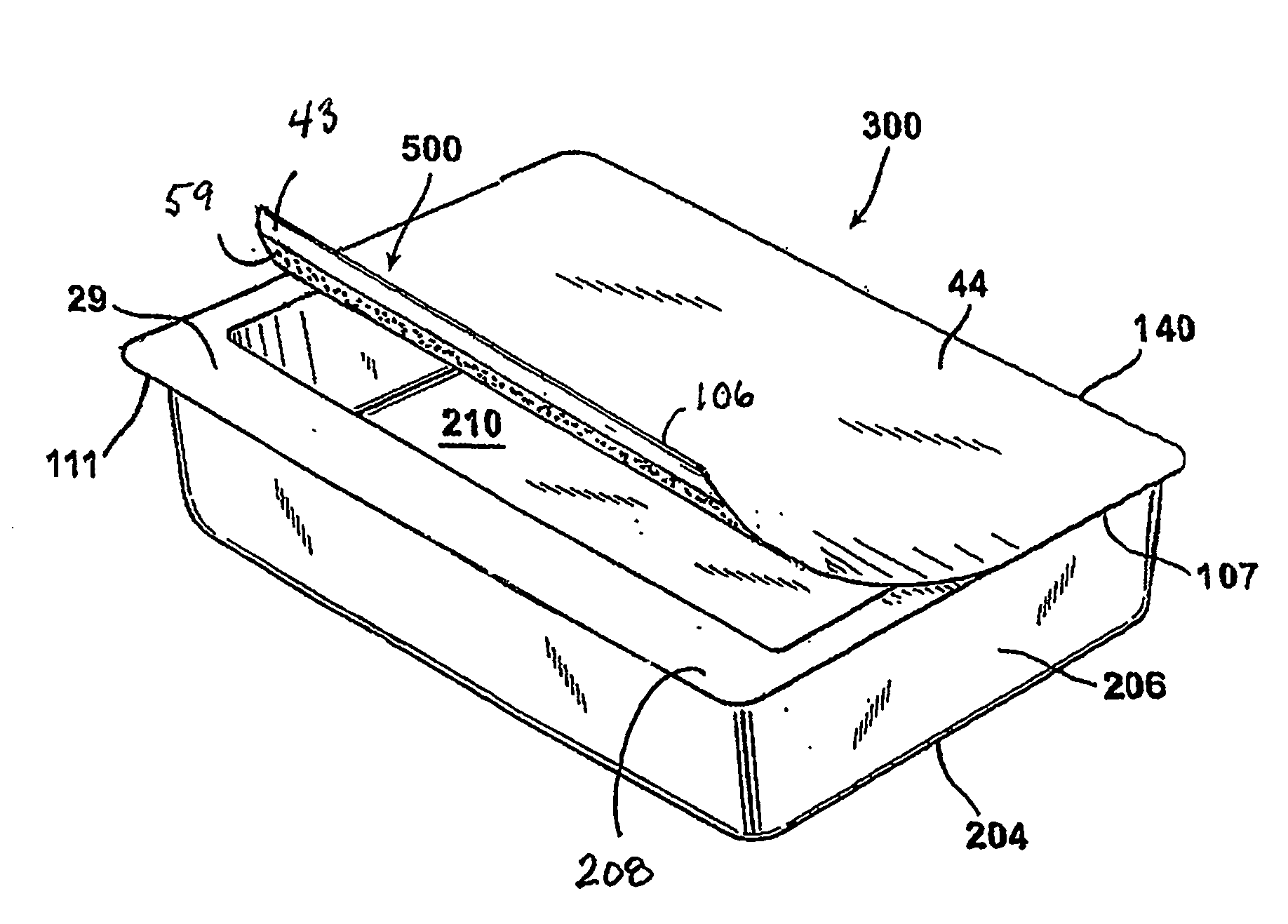 Laminated lidstock with pull tab