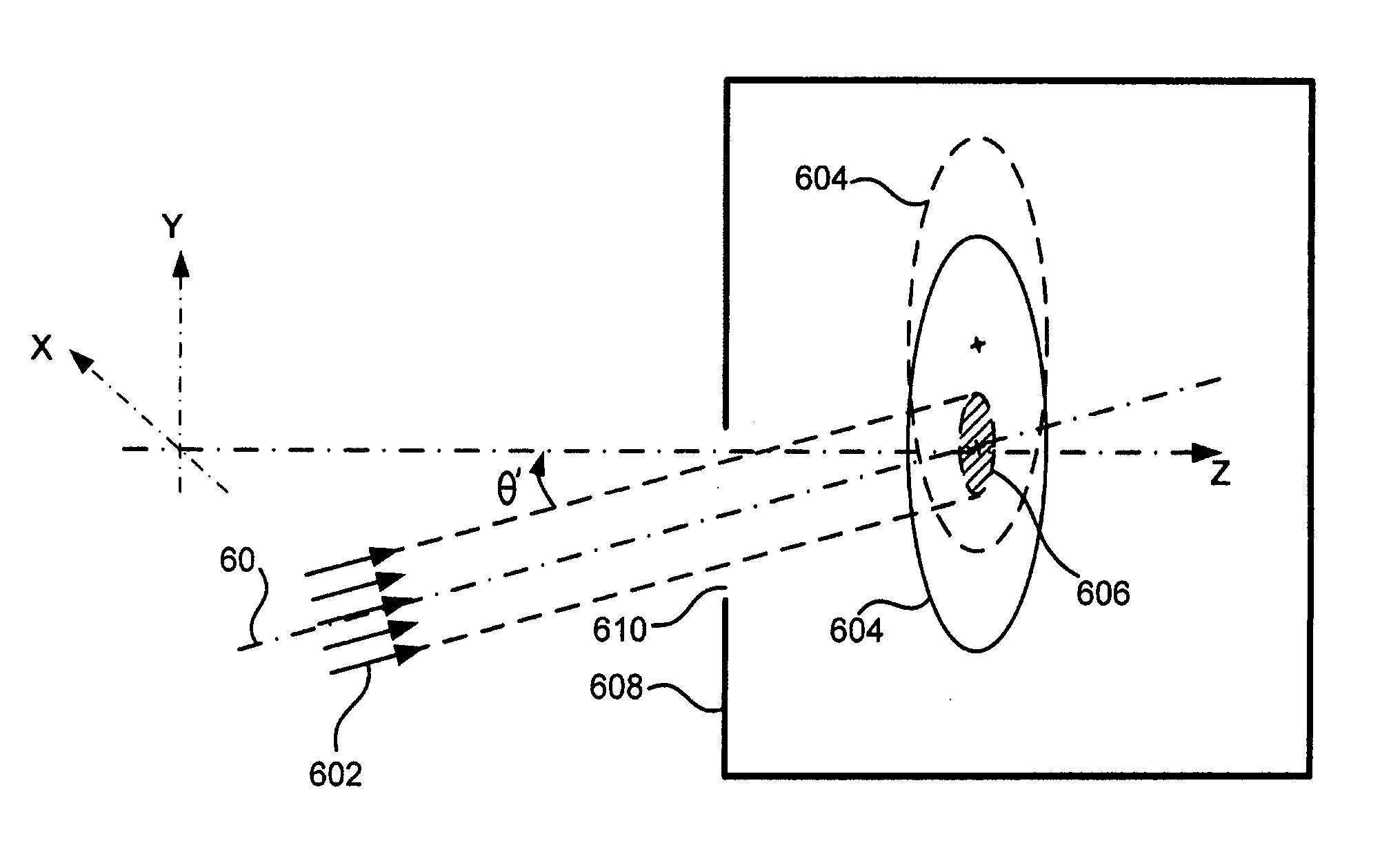 Technique for isocentric ion beam scanning