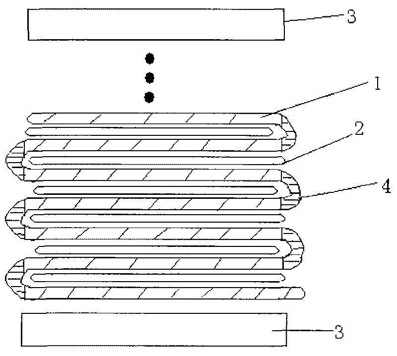 Dam bag of rubber dam and processing technology thereof