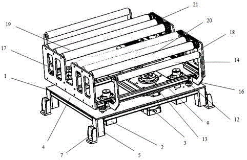 Full-automatic lifting type transferring machine