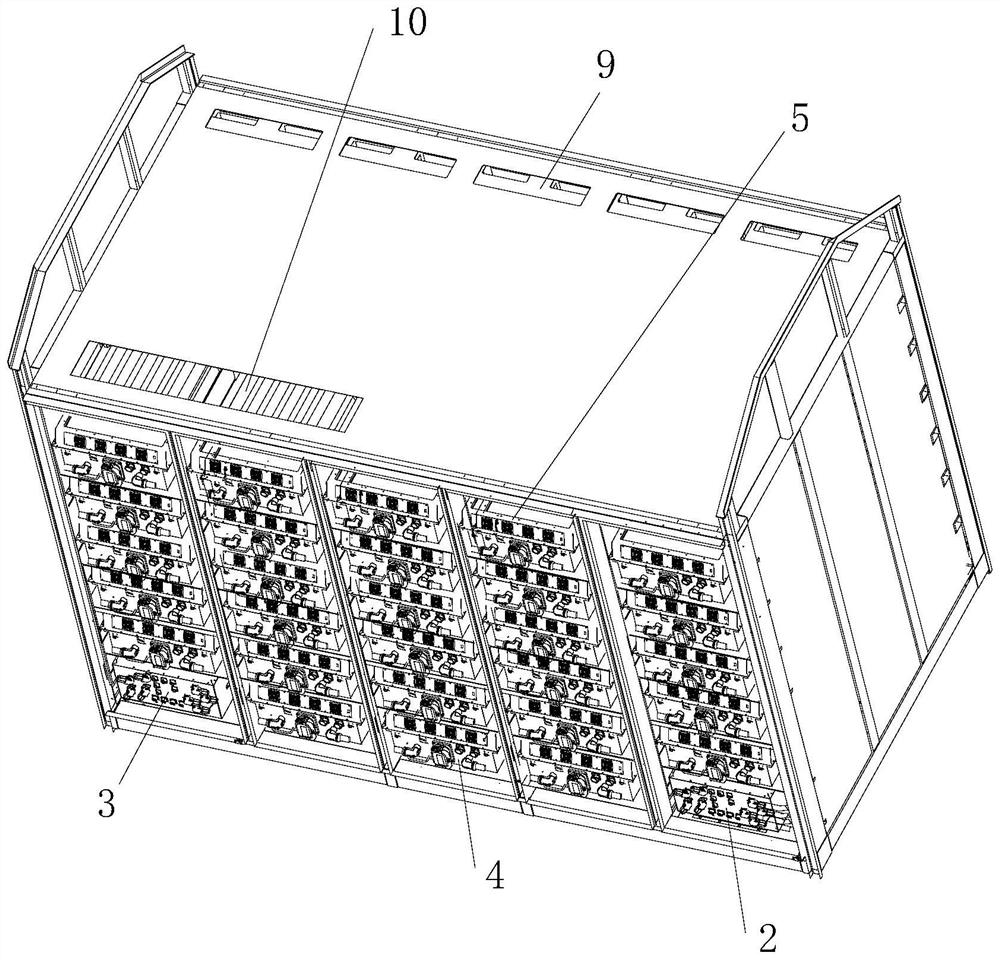 High-capacity battery system for locomotive