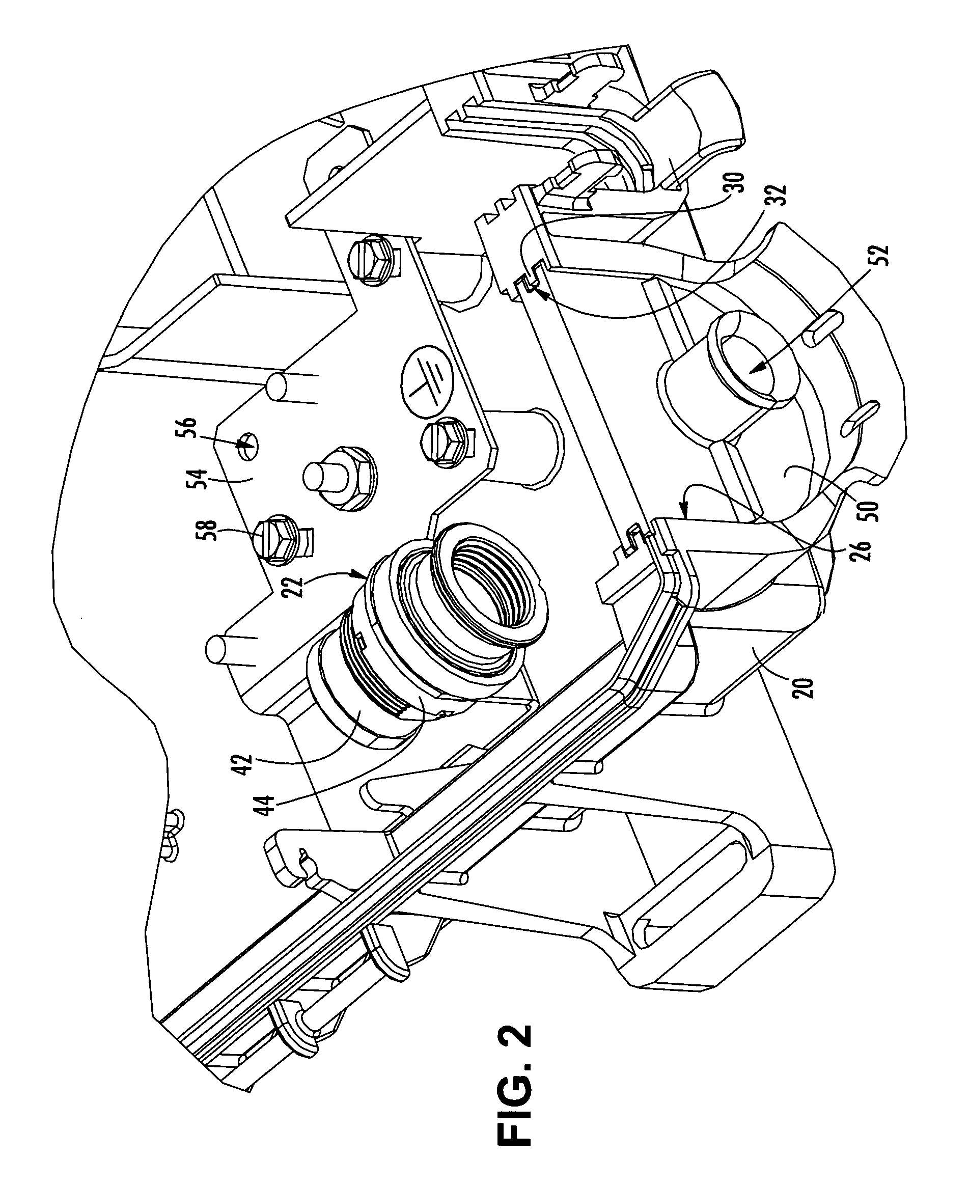 Connector port for network interface device