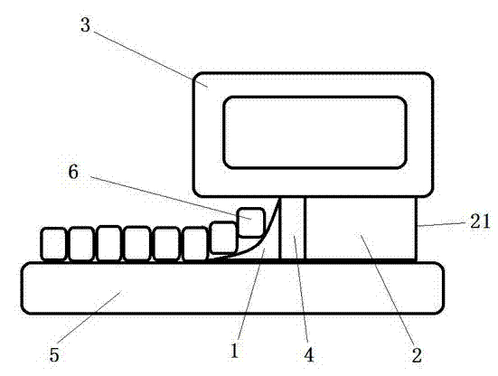 Handheld corn peeling machine