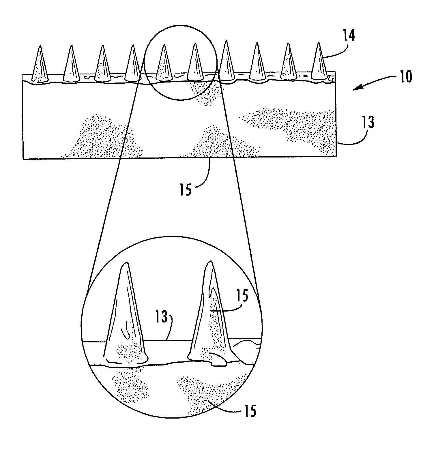 Applicator for applying functional substances into human skin