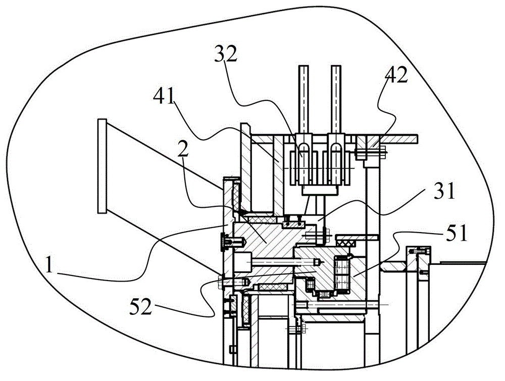 Shield cutter head driving device with cam ring motor