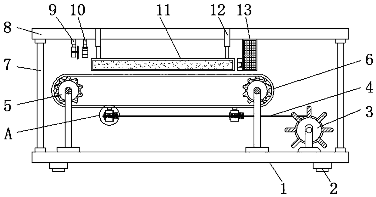 Hardware electromechanical equipment cable arranging device having protective function and convenient to install