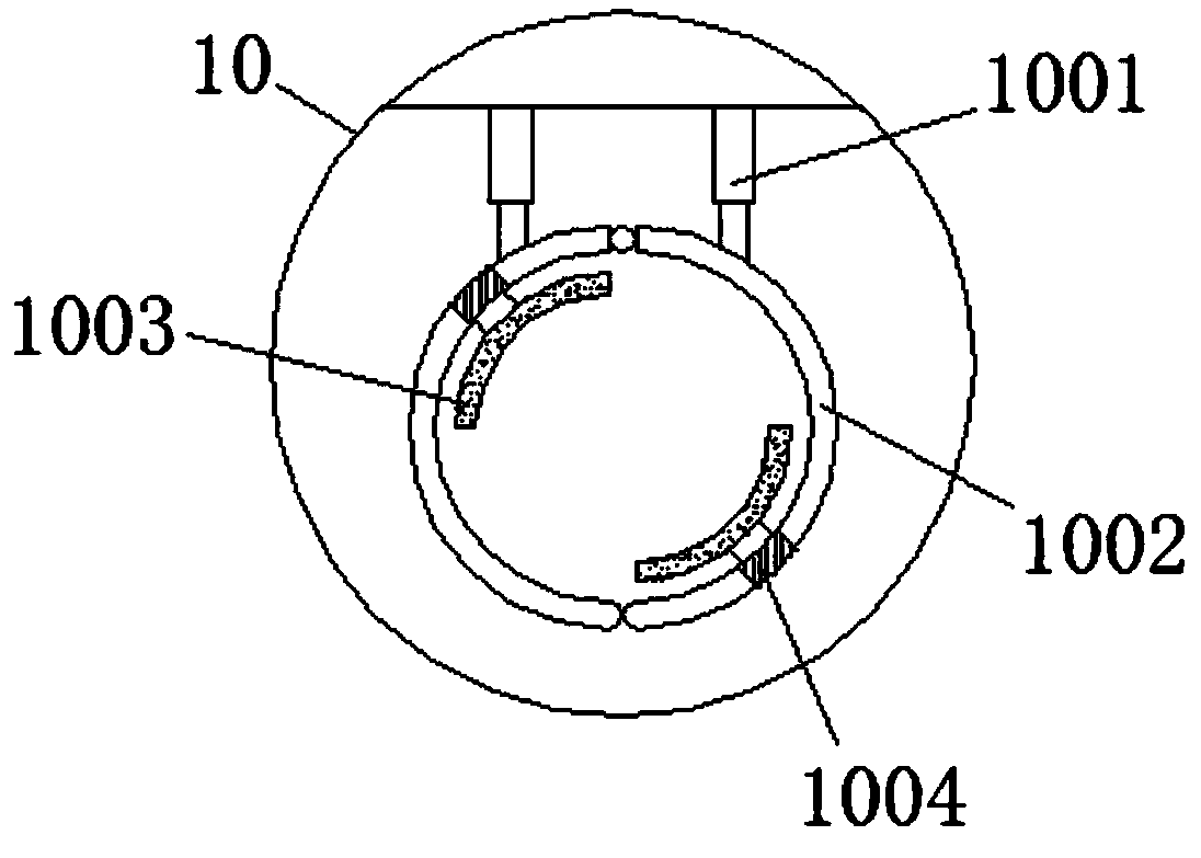 Hardware electromechanical equipment cable arranging device having protective function and convenient to install