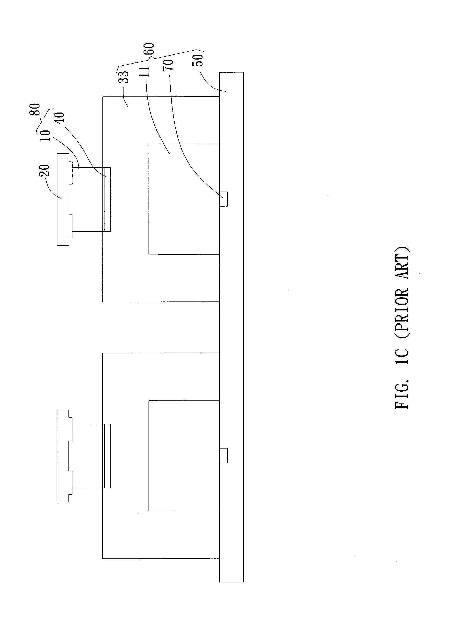 Die structure and die connecting method