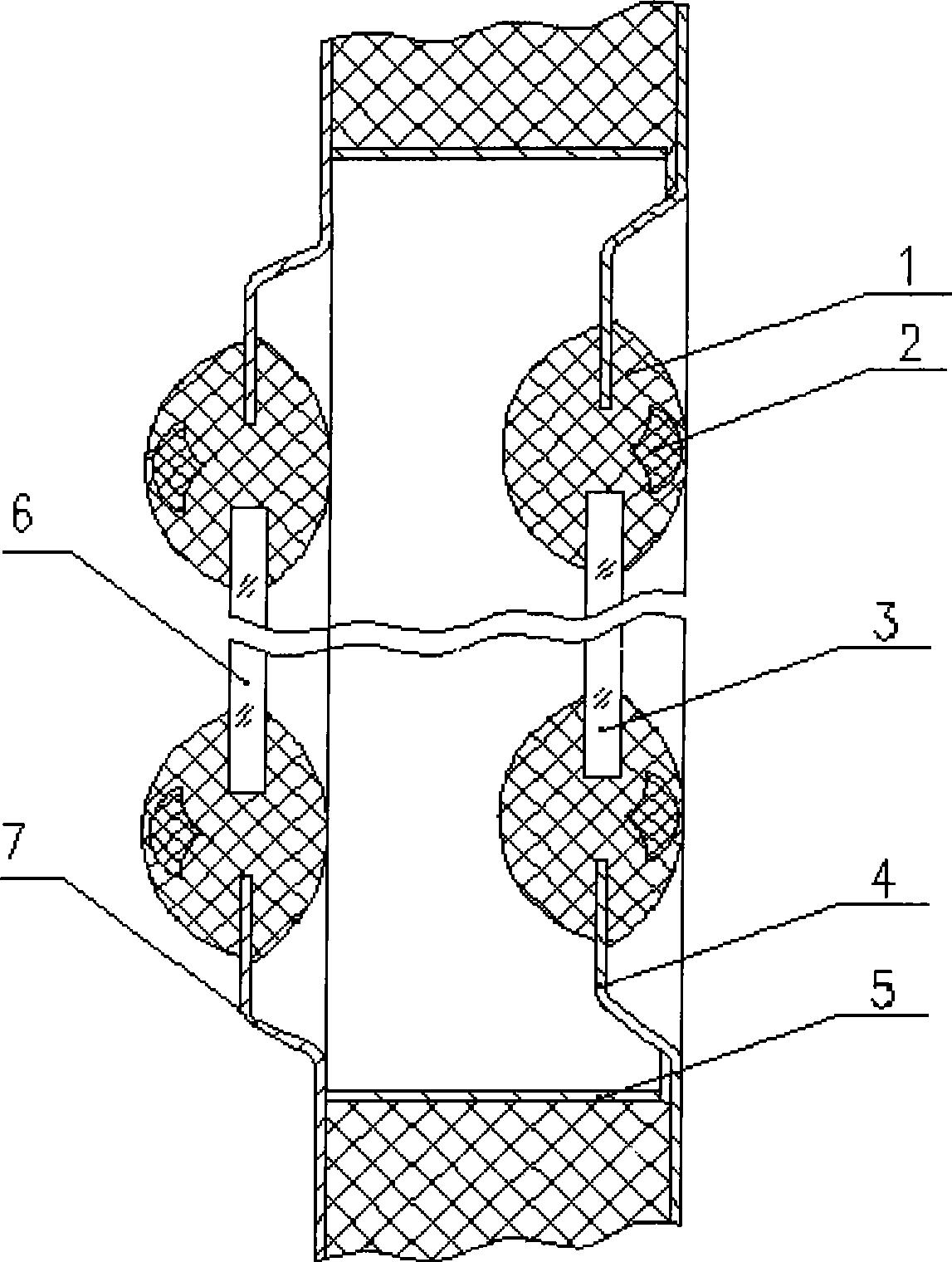 Sound-insulation noise reducer for door and window of locomotive