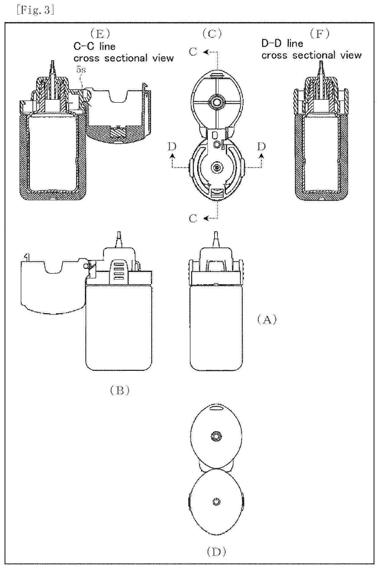 One-touch openable cap