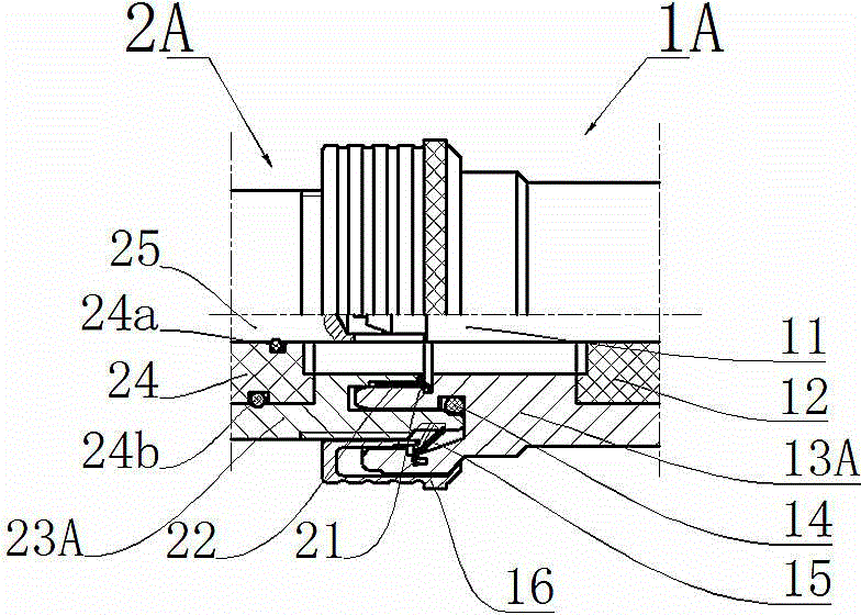 Low-intermodulation compatible type connection radio frequency socket and plug and operation method thereof