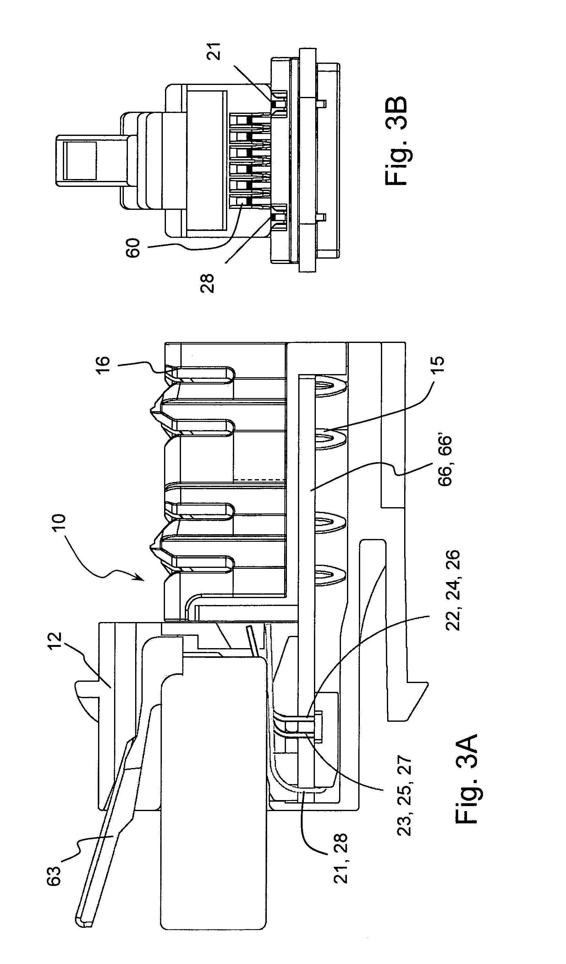 Electrical connector with shortened contact and crosstalk compensation