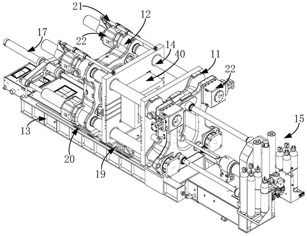 Fixed die assembly and die casting machine