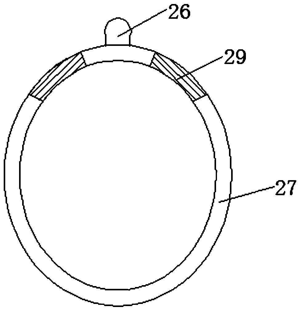 Conveniently used medicated bath device for gynecological nursing