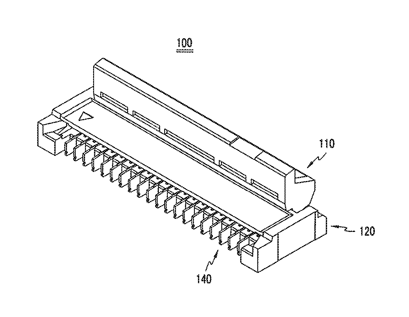 Connector for flexible cable