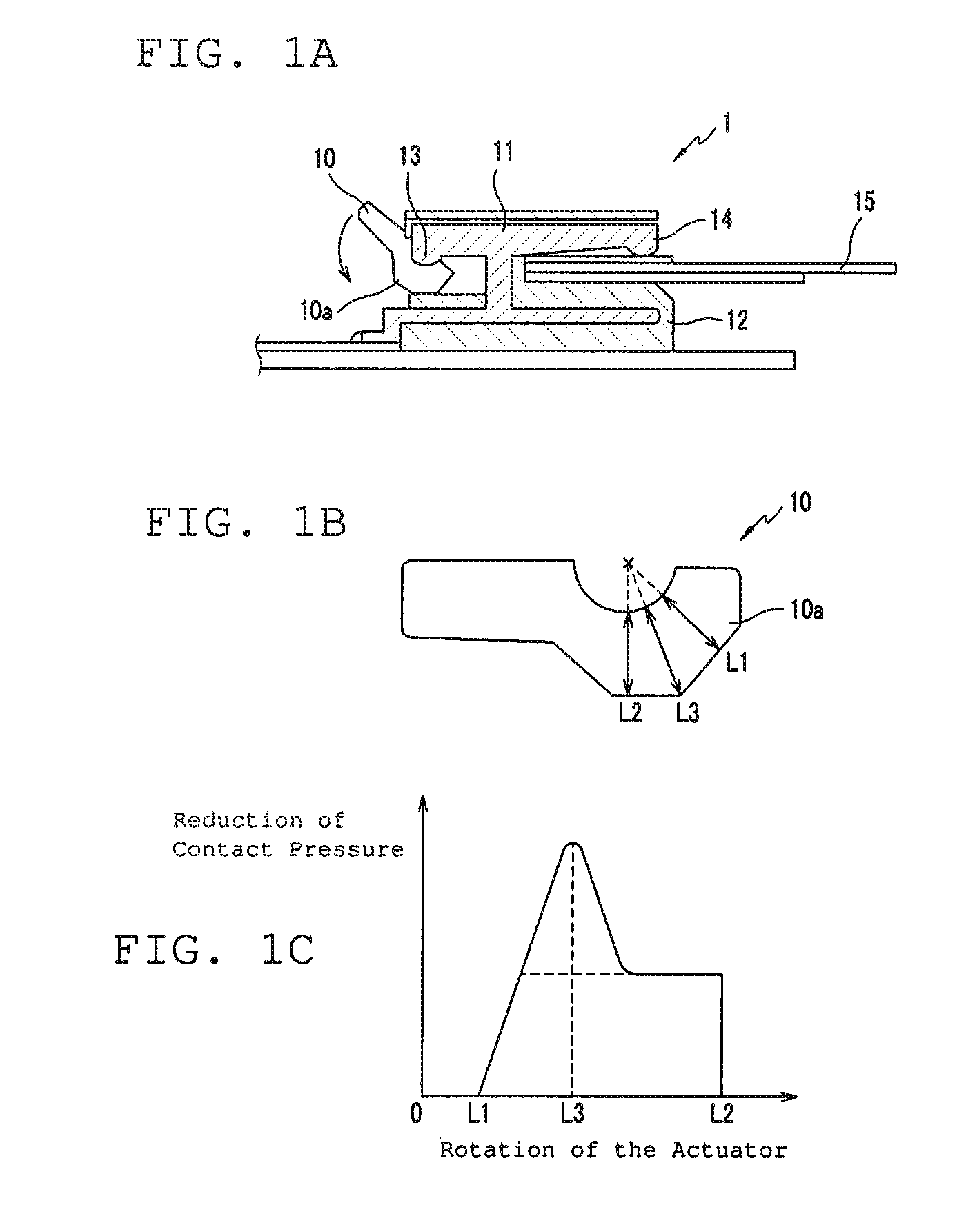 Connector for flexible cable