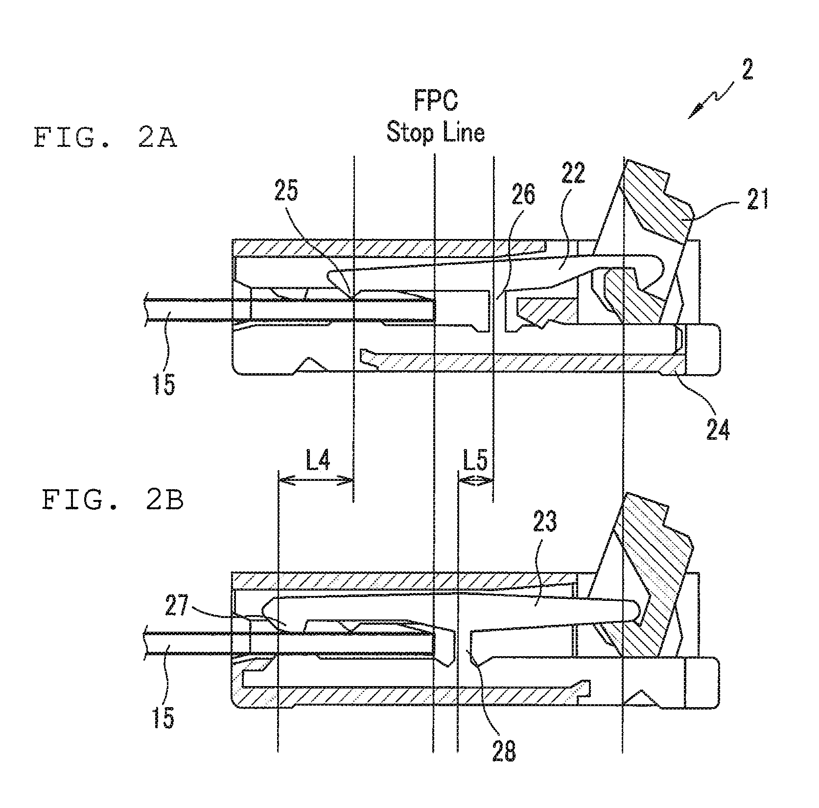 Connector for flexible cable