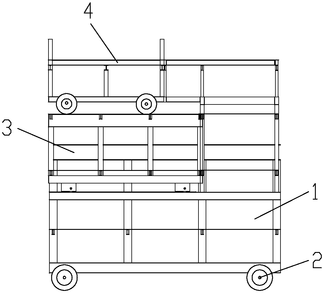 Tunnel excavating trolley