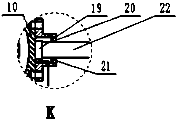 Loading method of aero-engine intermediate bearing double-rotor test bench