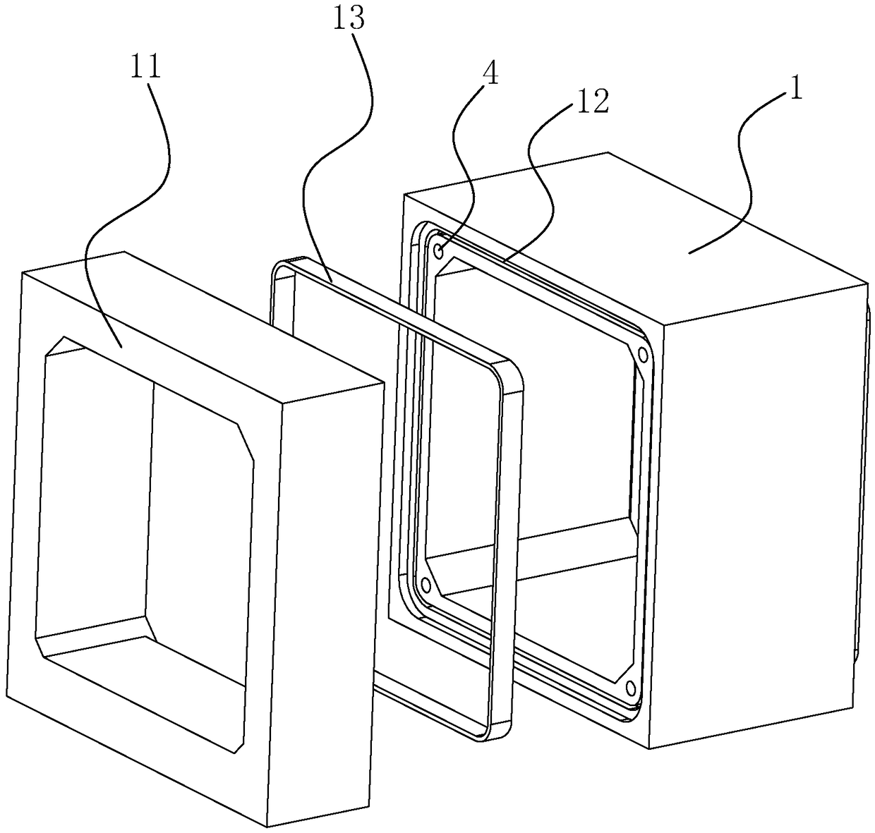 Pressing-pushing installation method of fabricated concrete prefabricated automobile box-type channel