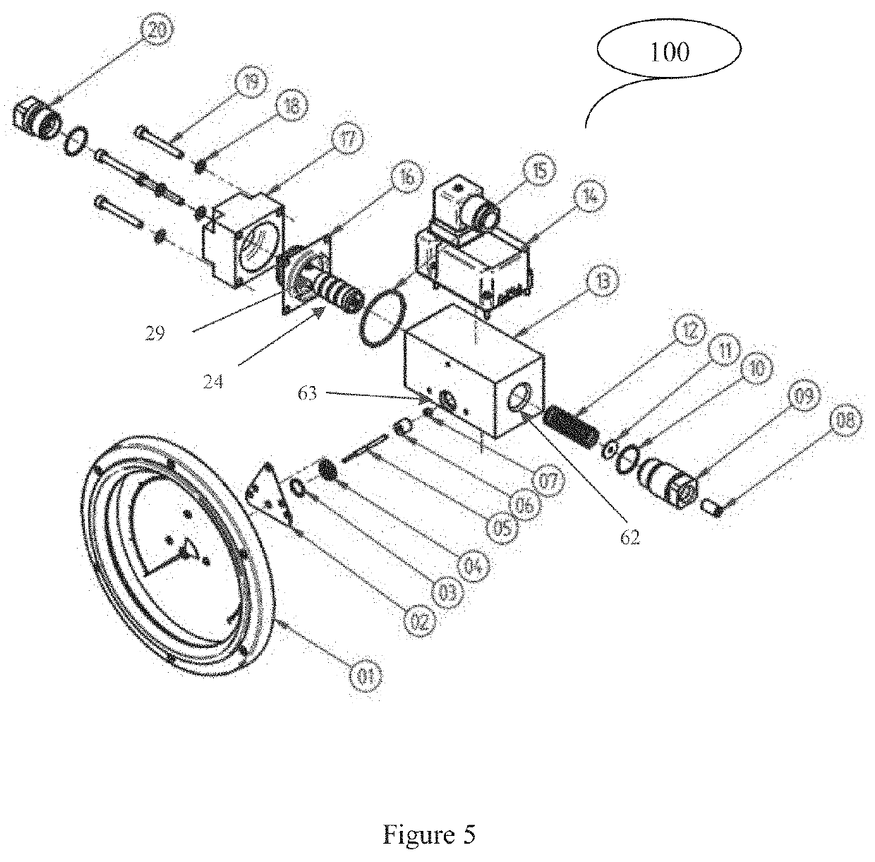 Differential pressure indicating device