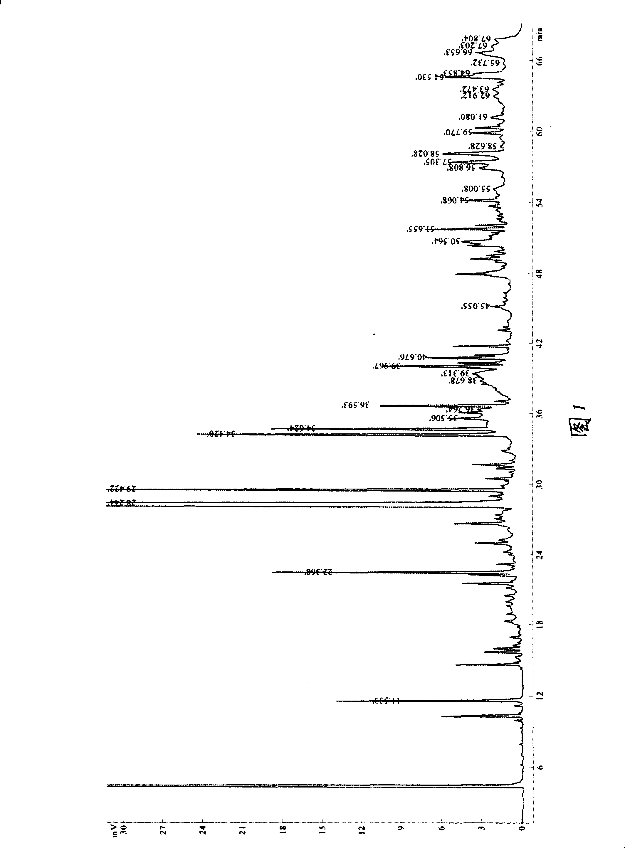 Method for extracting rhodamine toner oil and line products from brackish water rose