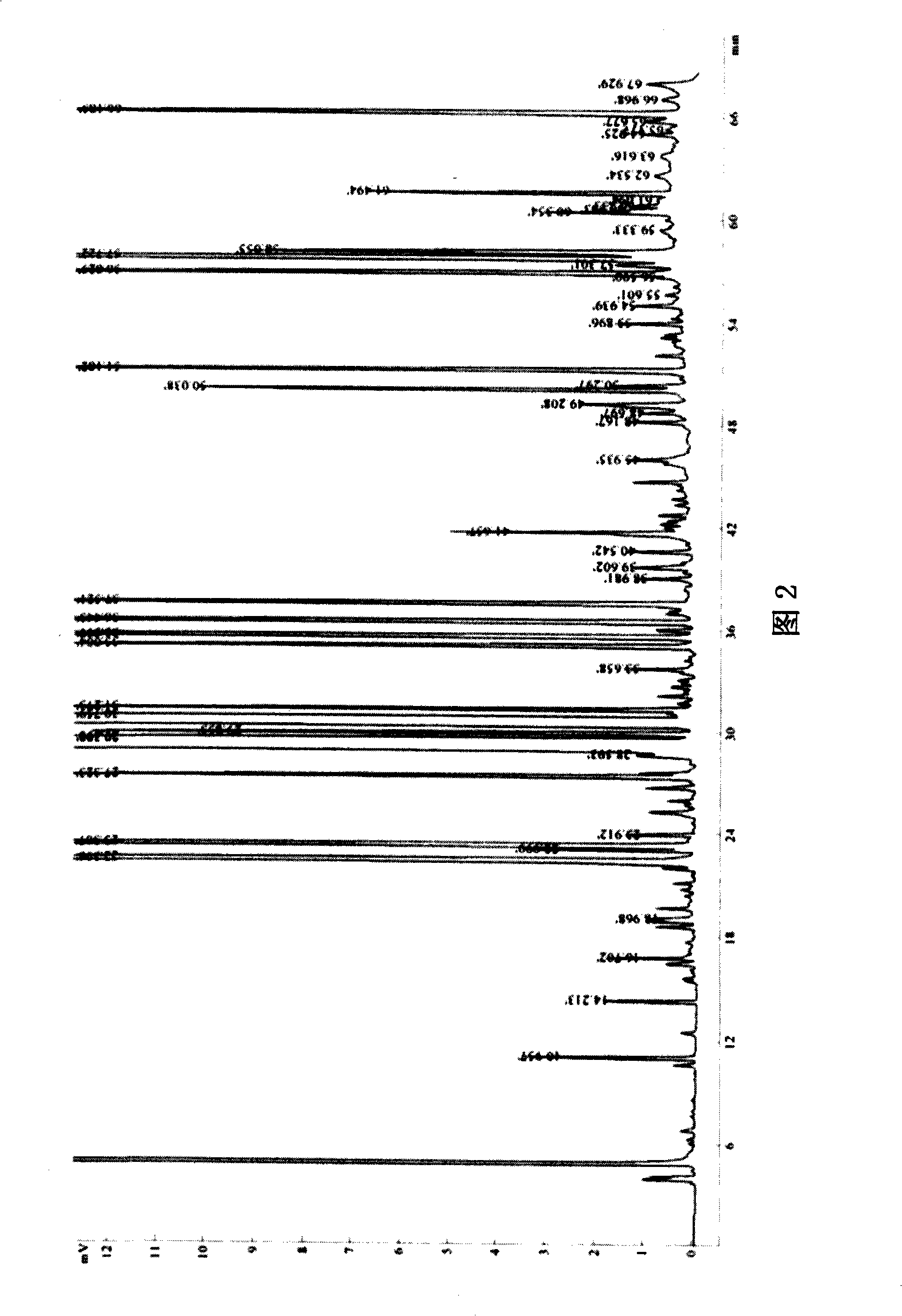 Method for extracting rhodamine toner oil and line products from brackish water rose