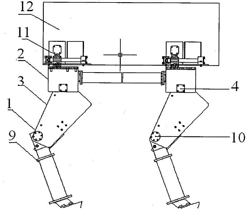 Leg joint for quadruped robot