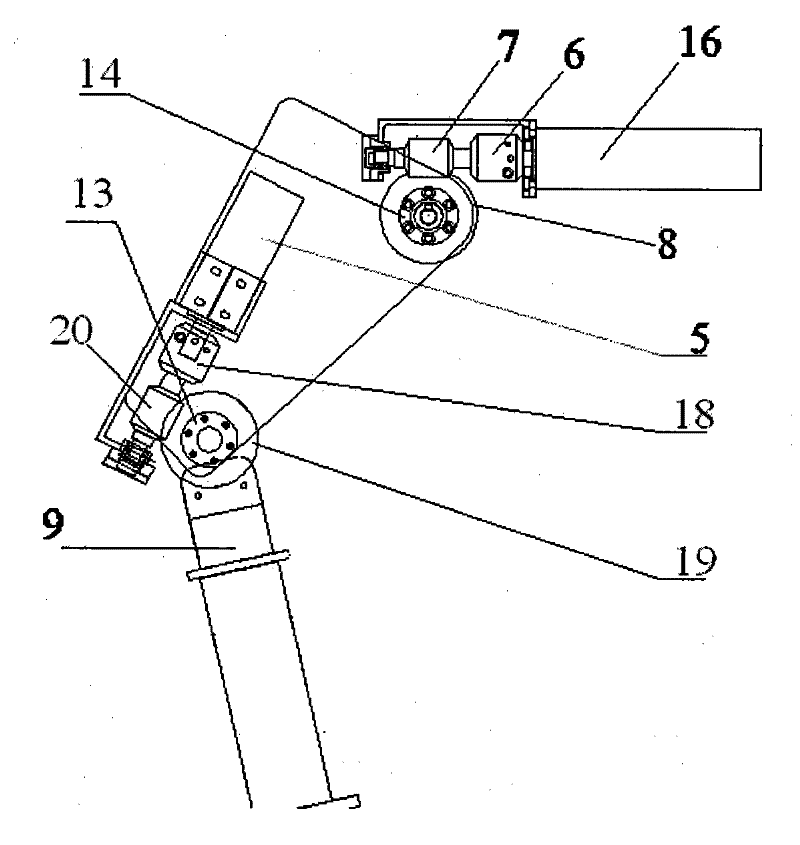 Leg joint for quadruped robot