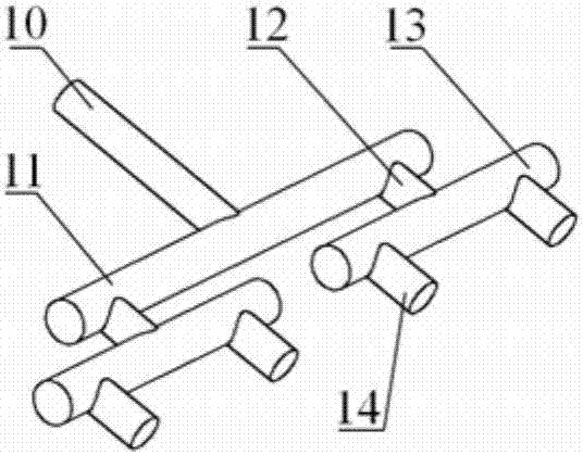 Finger like slug flow dissipation and separation device