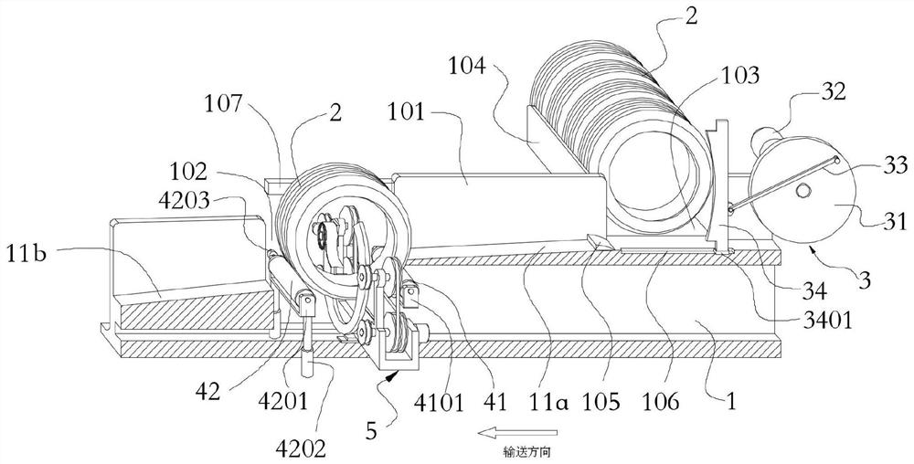 Intermittent transportation packaging equipment for goods conveying