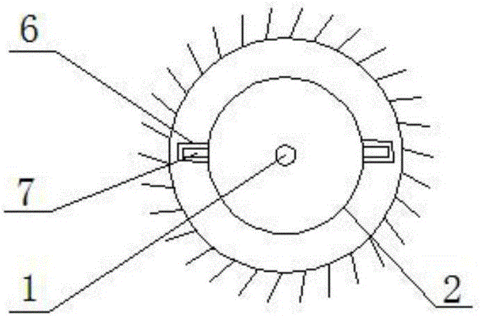 Stretching expanded head anchor hole inner diameter measuring device