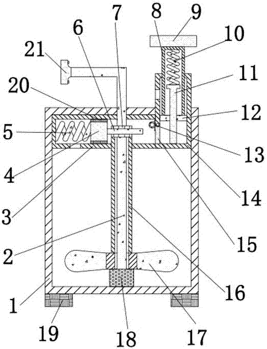 Storage tank for efficient preservative for metal surface